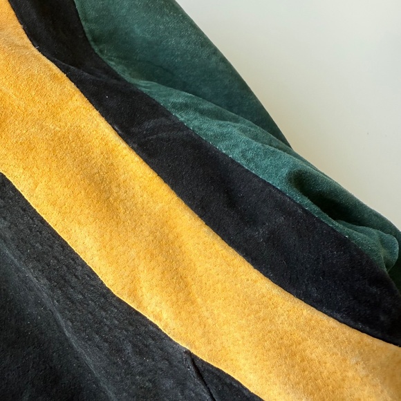 Green Bay Packers Vintage NFL Suede Bomber Jacket Size M - Picture 7 of 16